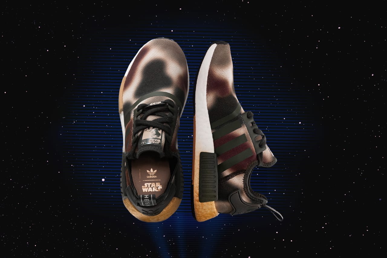Adidas NMD R1 Star Wars shoes Green adidas Denmark Running shoes